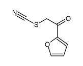 [2-(furan-2-yl)-2-oxoethyl] thiocyanate结构式