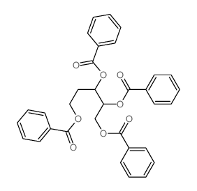 1,3,5-tribenzoyloxypentan-2-yl benzoate结构式