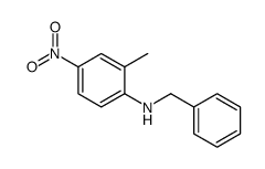 N-benzyl-2-methyl-4-nitroaniline结构式