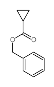 Cyclopropanecarboxylic acid, phenylmethyl ester结构式