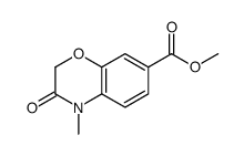 methyl 4-methyl-3-oxo-3,4-dihydro-2H-1,4-benzoxazine-7-carboxylate结构式