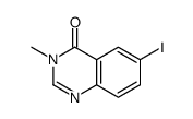 6-碘-3-甲基-3H-喹唑啉-4-酮结构式