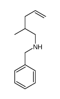 N-benzyl-2-methylpent-4-en-1-amine结构式