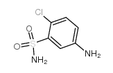 4-氯苯胺-3-磺酸结构式
