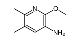 2-methoxy-5,6-dimethylpyridin-3-amine结构式