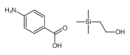 4-aminobenzoic acid,2-trimethylsilylethanol结构式