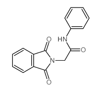 2-(1,3-dioxoisoindol-2-yl)-N-phenyl-acetamide结构式
