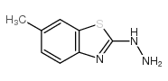 1-(6-甲基苯并[d]噻唑-2-基)肼结构式