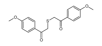 1-(4-METHOXY-PHENYL)-2-[2-(4-METHOXY-PHENYL)-2-OXO-ETHYLSULFANYL]-ETHANONE结构式