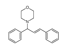 4-(1,3-diphenylprop-2-enyl)morpholine结构式