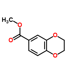 苯并二氧六环-6-甲酸甲酯结构式