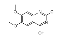 2-氯-6,7-二甲氧基-3H-喹唑啉-4-酮结构式