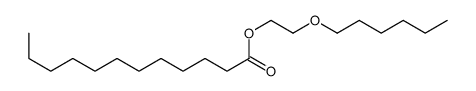 2-(hexyloxy)ethyl laurate结构式