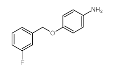 4-(3-Fluoro-benzyloxy)-phenylamine结构式