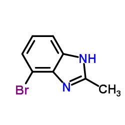 4-溴-2-甲基苯并咪唑结构式