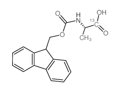 Fmoc-Ala-OH-1- 13 C结构式