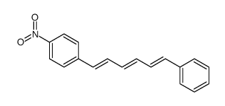 1-(4-NITROPHENYL)-6-PHENYLHEXATRIENE, FOR FLUORESCENCE*结构式