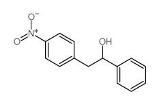 2-(4-nitrophenyl)-1-phenyl-ethanol结构式