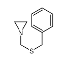 1-(benzylsulfanylmethyl)aziridine结构式