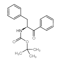 (S)-2-(BOC-AMINO)-1,3-DIPHENYL-1-PROPANONE结构式