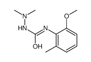 1-(dimethylamino)-3-(2-methoxy-6-methylphenyl)urea结构式