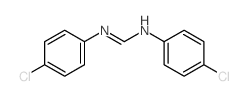 FORMAMIDINE, N,N-BIS(p-CHLOROPHENYL)-结构式