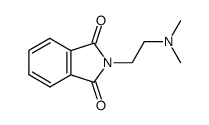 N-[2-(dimethylamino)ethyl]phthalimide结构式