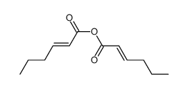 2-hexenoic anhydride结构式