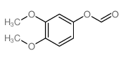 (3,4-dimethoxyphenyl) formate结构式