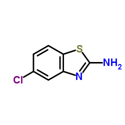 2-氨基-5-氯苯并噻唑结构式