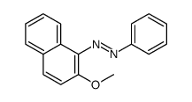 (2-methoxynaphthalen-1-yl)-phenyldiazene结构式