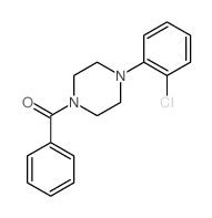 [4-(2-chlorophenyl)piperazin-1-yl]-phenyl-methanone结构式