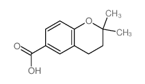 2,2-二甲基苯并二氢吡喃-6-羧酸结构式