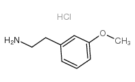 3-甲氧基苯基乙胺盐酸盐结构式
