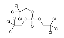 tris(2,2,2-trichloroethyl) phosphate结构式