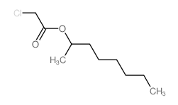 1-甲基氯乙酸庚酯结构式
