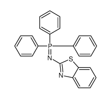 1,3-benzothiazol-2-ylimino(triphenyl)-λ5-phosphane结构式