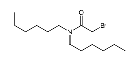 2-bromo-N,N-dihexylacetamide结构式