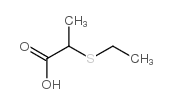 2-(乙基硫代)丙酸结构式