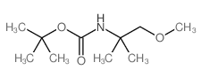 Carbamic acid, (2-methoxy-1,1-dimethylethyl)-, 1,1-dimethylethyl ester (9CI)结构式