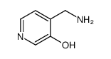 4-(aminomethyl)pyridin-3-ol结构式
