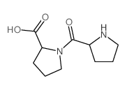 1-(pyrrolidine-2-carbonyl)pyrrolidine-2-carboxylic acid结构式
