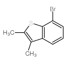 7-BROMO-2,3-DIMETHYL-BENZO[B]THIOPHENE结构式