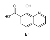7-Quinolinecarboxylicacid,5-bromo-8-hydroxy-(9CI)结构式