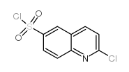 2-氯喹啉-6-磺酰氯结构式