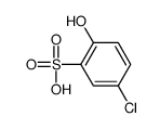 5-Chloro-2-hydroxybenzenesulfonic acid结构式
