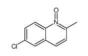 6-chloro-2-methyl-1-oxidoquinolin-1-ium结构式
