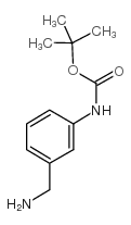 [3-(氨基甲基)苯基]氨基甲酸叔丁酯结构式