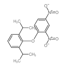 2-(2,4-dinitrophenoxy)-1,3-dipropan-2-yl-benzene结构式