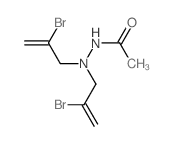 Aceticacid, 2,2-bis(2-bromo-2-propen-1-yl)hydrazide结构式